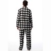 #followme Mens Plaid Button Front Flannel Pajamas Set / Winter Pajamas - 2 of 2
