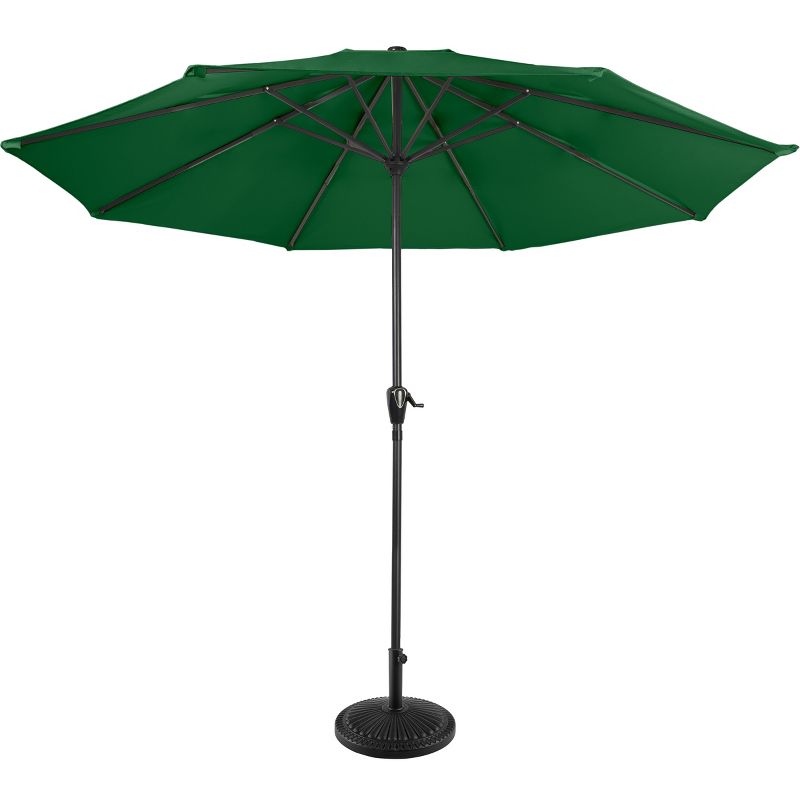 Nature Spring 9-ft Easy Crank Patio Umbrella with Vented Canopy for Deck, Balcony, Backyard, or Pool, 2 of 7