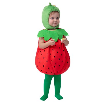 Joyfy Halloween Baby Strawberry Costume Toddler, Infant Fruit Costume for Girls Kids Halloween Dressup Party
