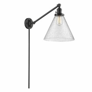 Cone - 1 Light Swing Arm Wall Sconce In Industrial Style-16 Inches Tall and 12 Inches Wide - 1 of 1