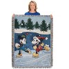 Northwest Mickey Mouse Woven Tapestry Throw Blanket, 48" x 60", Winter Skate - 4 of 4