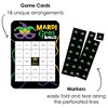 Big Dot of Happiness Colorful Mardi Gras Mask - Bingo Cards and Markers - Masquerade Party Bingo Game - Set of 18 - 2 of 4