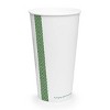 Green Paper Products 32 oz Paper Cold Cup Compostable Vegware - Case of 500 - 2 of 2