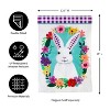Evergreen Gingham Bunny Garden Applique Flag 12.5 x 18 Inches Indoor Outdoor Decor - 3 of 4