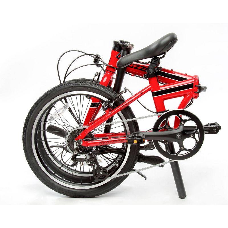 ZiZZO Urbano 8-Speed Aluminum 20&#34; Folding Bike - Red, 2 of 10