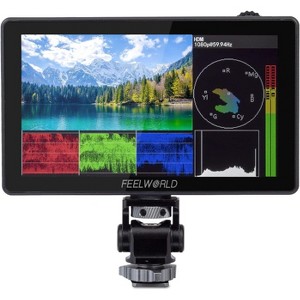 FEELWORLD LUT5 5.5 Inch 3000nits Ultra Bright DSLR Camera Field Monitor Auto Dimming Touchscreen HDR 3D LUT with Waveform - 1 of 1