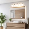 POWLIG Modern Vanity Light Fixture - Bathroom Mirror Lighting with Milk White Glass Globe Shades - 4 of 4