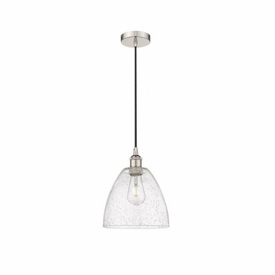 Edison Dome - 1 Light Cord Hung Mini Pendant In Industrial Style-12.25 Inches Tall and 9 Inches Wide