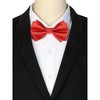 Elerevyo Men's Pre-tied Formal Satin Solid Color Formal Tuxedo Bow Ties - 4 of 4