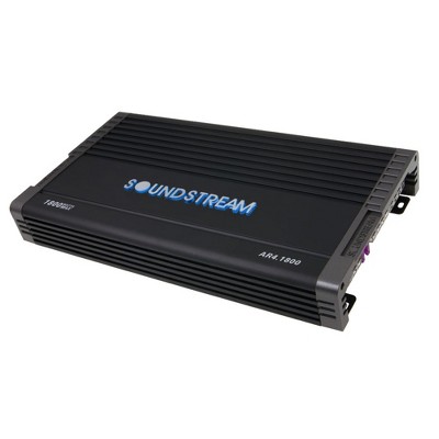 Soundstream AR4.1800 Arachnid Series 1800 Watt 12dB Class A/B Full Range Amplifier for Car Truck Vehicle Audio Sound Systems, Black