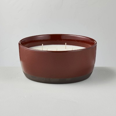 25oz Bergamot Spice 5-Wick Clay Seasonal Candle - Hearth & Hand™ with Magnolia