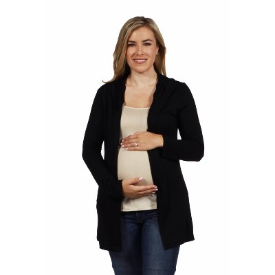 maternity open front cardigan