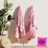 2pk 30" x 60" Print and Stripe Cotton Beach Towels - Great Bay Home - 2 of 4