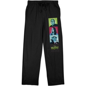 The Munsters: Rob Zombie Remake Munster Family Women's Black Graphic Sleep Pants - 1 of 2