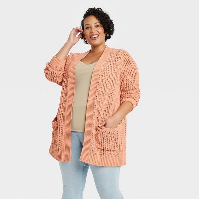 chenille cardigan plus size
