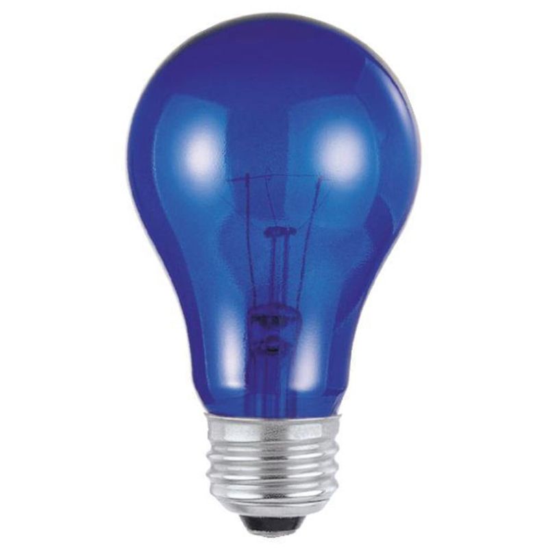 Westinghouse 25 W A19 A-Line Incandescent Bulb E26 (Medium) Blue 1 pk, 1 of 2
