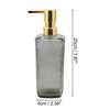 Unique Bargains Classic Vertical Lines Soap Pump Dispenser for Bathroom 350ml 1 Pc - 4 of 4