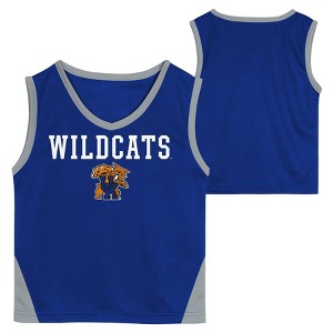 NCAA Kentucky Wildcats Toddler Boys' Sleeveless Basketball Jersey and Shorts Set - 1 of 3