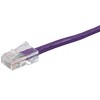 Monoprice Cat6 Ethernet Patch Cable - 1 Feet - Purple | Network Internet Cord - RJ45, Stranded, 550Mhz, UTP, Pure Bare Copper Wire, 24AWG - Zeroboot - 2 of 2