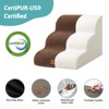 PetSafe Curved Dog Stairs – Foam Ramp for Small Pets, Non-Slip Ladder for Bed & Sofa with Waterproof Cover - 4 of 4