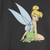 Juniors Womens Peter Pan Tinker Bell Distressed Wings Portrait Sweatshirt - 2 of 4