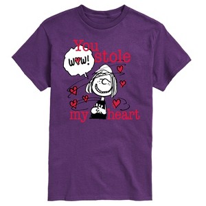 Men's - Peanuts - Patty Stole My Heart Short Sleeve Graphic T-Shirt - 1 of 4