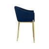 Meridian Furniture,Xavier Navy Velvet Counter Stool - 4 of 4