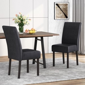 Set of 2 Dining Chairs Upholstered Chairs Armless Chairs -ModernLuxe - 1 of 4