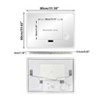ARTLOGE 80/100/120cm Bluetooth Lighted Bathroom Mirror 3X Magnifying Glass Dimmable LED Makeup Mirror Wall Mirror - 2 of 4