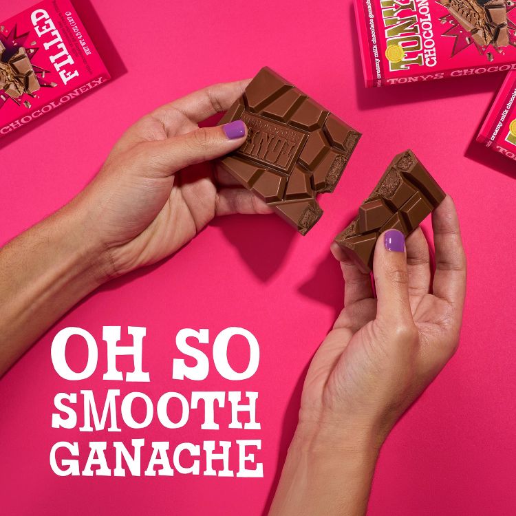 Tony's Chocolonely Creamy Chocolate Ganache Filled Bar Chocolate - 4.5oz, 4 of 6