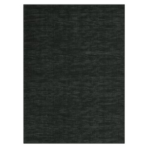 Modern Solid Large Living Room Area Rug, Soft Washable Low Pile Throw Carpet for Bedroom Dining Room - 1 of 4