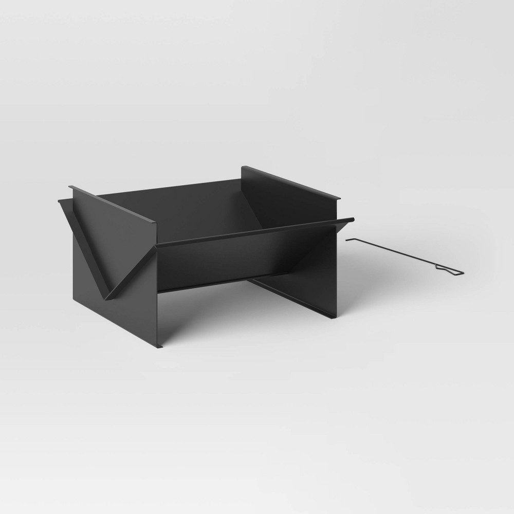 Flat Pack Wood Burning Outdoor Fireplace - Threshold™