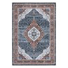 Vintage Persian Area Rug Floral Print Medallion Rug Indoor Soft Non-Shedding Stain Resistant Throw Carpet - image 2 of 4