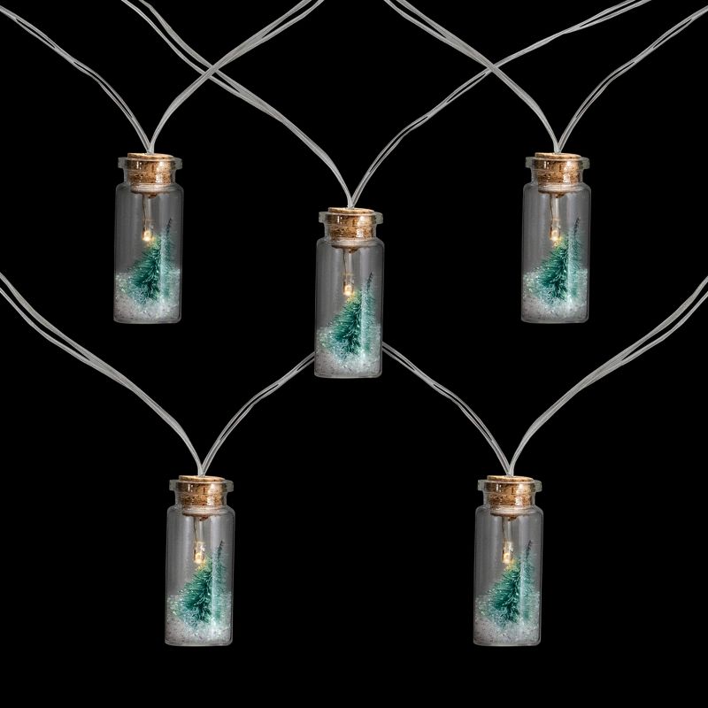 Northlight 10-Count Tree in a Bottle Christmas String Lights - LED Warm White - 3' Clear Wire, 3 of 6