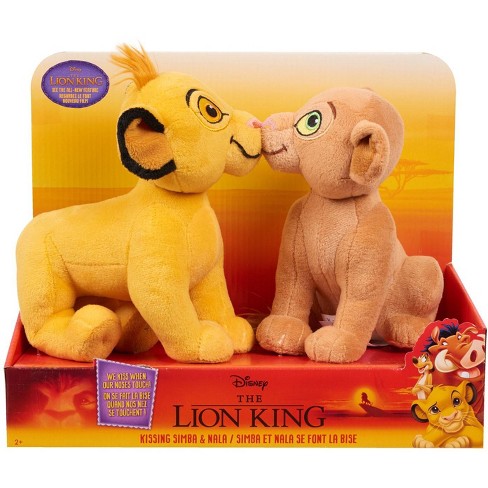 Disney The Lion King Kissing Simba And Nala 10 Inch Plush Set Target