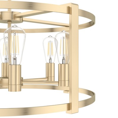 Astwood Alturas Gold 26" 6-Light Drum Chandelier