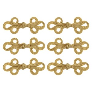 Unique Bargains Elegant Traditional Knots Frog Buttons for DIY Sewing Coats Sweater 6 Pcs - 1 of 4