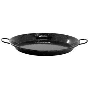 Oster Castillo Enameled Steel Paella Pan in Speckled Black - 1 of 4