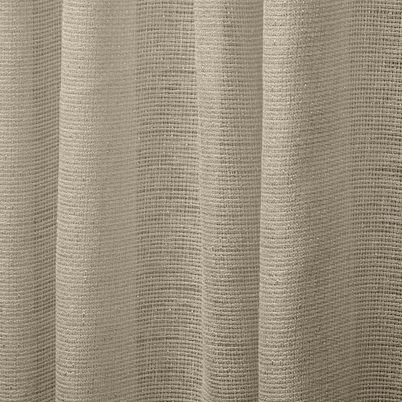 Exclusive Home Miami Semi-Sheer Textured Indoor/Outdoor Grommet Top Curtain Panel Pair, 2 of 7
