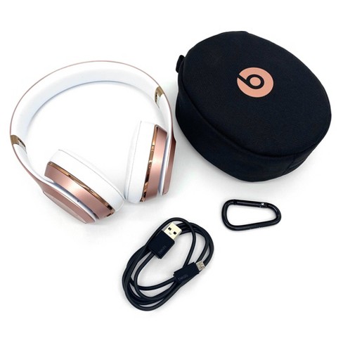 Beats Solo3 Wireless On-Ear Headphones - Apple W1 Headphone Chip, Class 1  Bluetooth, 40 Hours of Listening Time, Built-in Microphone - Rose Gold