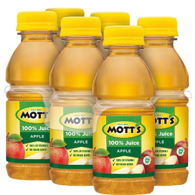 Mott's 100% Original Apple Juice - 6pk/8 fl oz Bottles