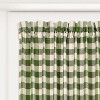 GoodGram Buffalo Check Gingham Custom Window Curtain Treatments - 2 of 3