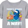 Women's - Disney - There's Always A Way Oversized Graphic T-Shirt - 2 of 4