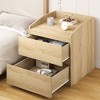 Nightstand with Drawers 15.75"D x 23.62"W x 22.83"H - 4 of 4