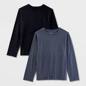 Boys' 2pk Long Sleeve T-Shirt - Cat & Jack™ - 1 of 3