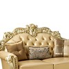Acme Furniture Vendome Sofa Bone Synthetic Leather/Gold Patina - 4 of 4
