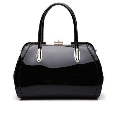 MKF Collection Marlene Women's Patent Satchel Handbag by Mia K
