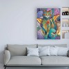 Trademark Fine Art -David Galchutt 'Feline Fiesta' Canvas Art - 3 of 3