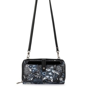 Sakroots Women's Sakroots Eco-twill Large Smartphone Crossbody Bag in Eco Twill Convertible Purse with Detachable Wristlet Strap Inclu, Midnight - 1 of 4