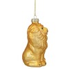 Northlight Standing Lion Glass Christmas Ornament - 4.25" - Golden Yellow - 4 of 4